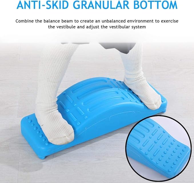 Kids Rocking Seesaw Balance Board,Sensory training equipment Balance teeter totter Balance board Children's balance platform Rock teeter totter