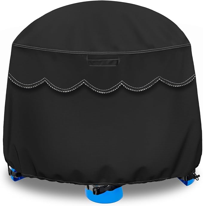 Kids Water Table Cover Fit Little Tikes Fish 'n Splash Water Table, Waterproof Dust Proof Outdoor Toys -Cover only,34"Dx20"H (Black)