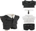 Four-Piece Suit for Doll 17cm/6.7in, Doll Clothes Set ,Soft Premium Fabric Dress Up Accessories Suit (Black Suit Set)