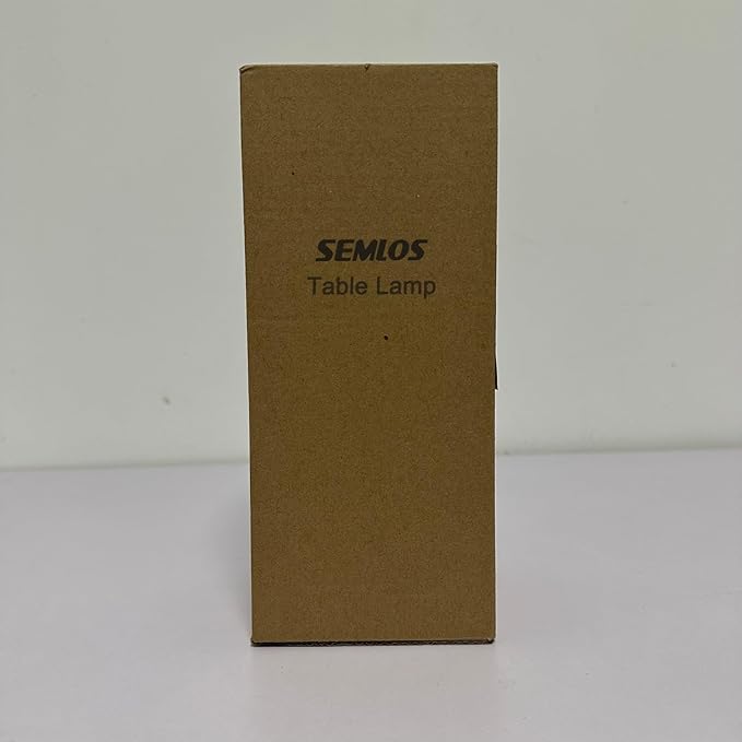 Semlos Led Table Lamp for Bedroom, Reading Night Light with 3 Color and 10 Dimmable Brightness, Bedside Lamp Touch with Remote Control, Desk Lamp for Nightstand, Beds and Office