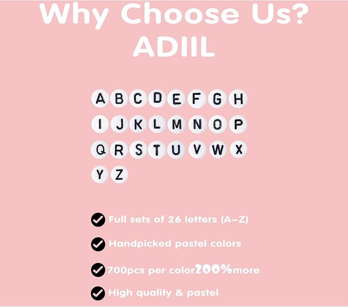 ADIIL 7200pcs Clay Beads Bracelet Making Kit, 6mm Polymer Heishi Beads for Jewelry Making, Friendship Bracelet Kit Birthday Gift for Adults Colorful