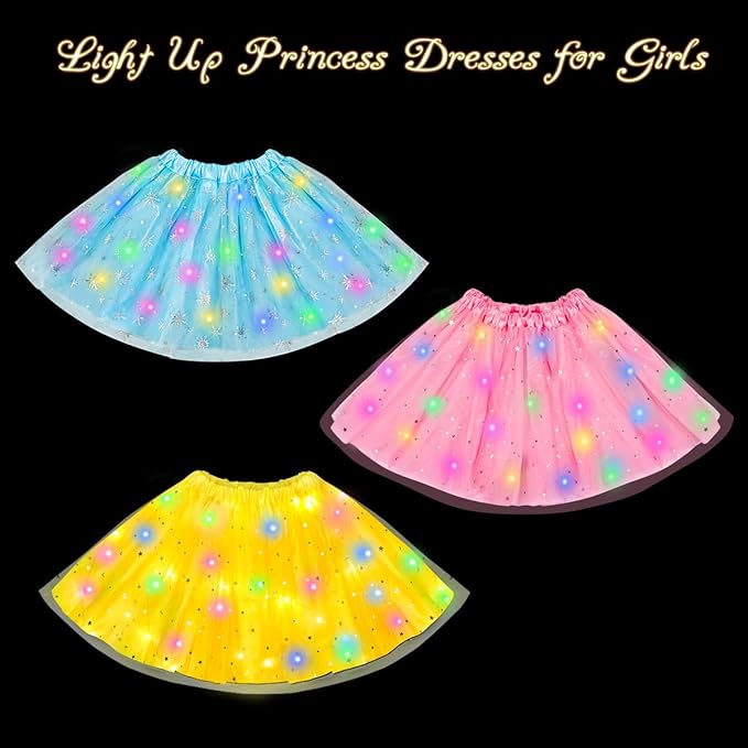 Meland Princess Dress Up for Girls - Dress Up Clothes with Shoes & Skirts, Princess Toys for Toddler Girl 3,4,5,6 Years