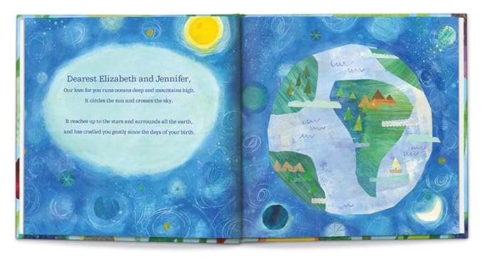 Who Loves Me? (Siblings) - Personalized Children's Story - I See Me! (Blue Hardcover)