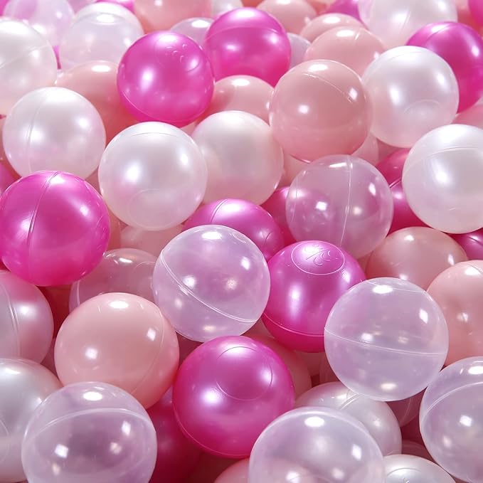 Ball Pit Balls Plastic Balls for Ball Pit Phathalate Free BPA Free Plastic Balls 100pcs 2.2" Set for Toddlers for Play Tent Tunnel