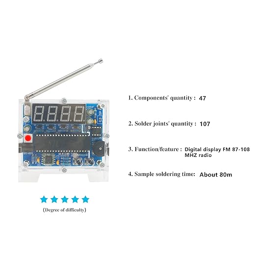 Soldering Practice Electronic Kit Project 51 SCM Kit