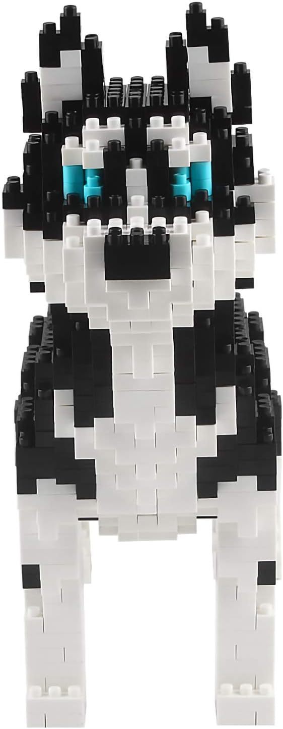 Larcele Micro Husky Dog Building Blocks Super Mini Pet Building Toy Bricks, 950 Pieces KLJM-02 (Husky)