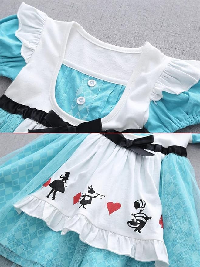 Dressy Daisy Princess Dress Up Clothes Halloween Fancy Party Tulle Skirt Summer Outfit for Baby & Toddler Girls
