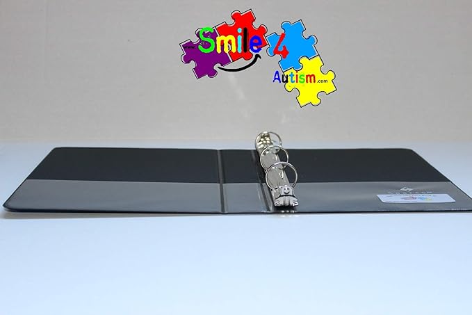 Smile4autism Small 7x9" tools Perfect to Keep Your Loose Visual Picture Cards Organized. Autism ABA, ADHD, Language & Apraxia Aspergers