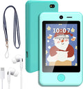 PTHTECHUS® Kids Phone Toy for Boys Girls, 3.8 "Touch Screen Toddler Smartphone with Fun Cameras 16 Games MP3 Music Player Audio Recorder Pedometer Torch Alarm Clock Children Phone for Ages 4-14