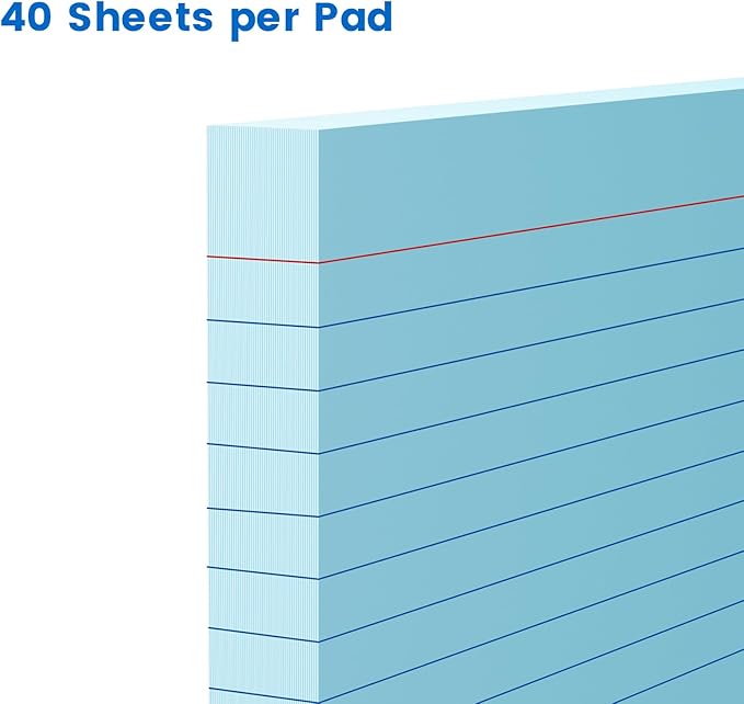 200 Count Index Cards 4x6 Inch, Colored Flash Card (40 Sheets Each), Note Taking for Students, Teachers, Professionals, Study Note Cards for Office Home School