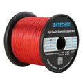 BNTECHGO 24 AWG Magnet Wire - Enameled Copper Wire - Enameled Magnet Winding Wire - 3.0 lb - 0.0197" Diameter 1 Spool Coil Red Temperature Rating 155℃ Widely Used for Transformers Inductors