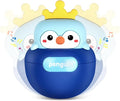 Baby Penguin Wobble Toys, Infant Roly-Poly Tumbler Musical Wobbler, Babies Sensory Development & Teething Toy for Newborn 3-12 Month Baby Toddler Boys and Girls Gifts