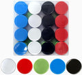 100 PCS Plastic Poker Chips Set, 1.45 Inch Colored Bingo Game Chips, Casino Chip for Game Tokens, Math Learning Counters for Ki ds Classroom, Blackjack, Party or Family Poker Card Games, Texas Hold'em