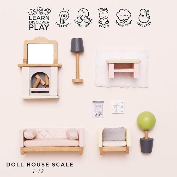 Le Toy Van Daisylane Sitting Room Dollhouse Furniture (ME058)