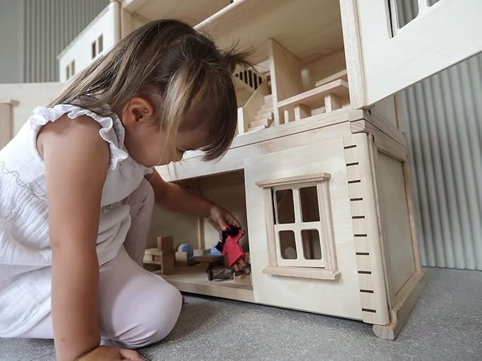 Plan Toys Victorian Dollhouse Accessosry - Basement Floor (7338)| Sustainably Made from Rubberwood and Non-Toxic Paints and Dyes