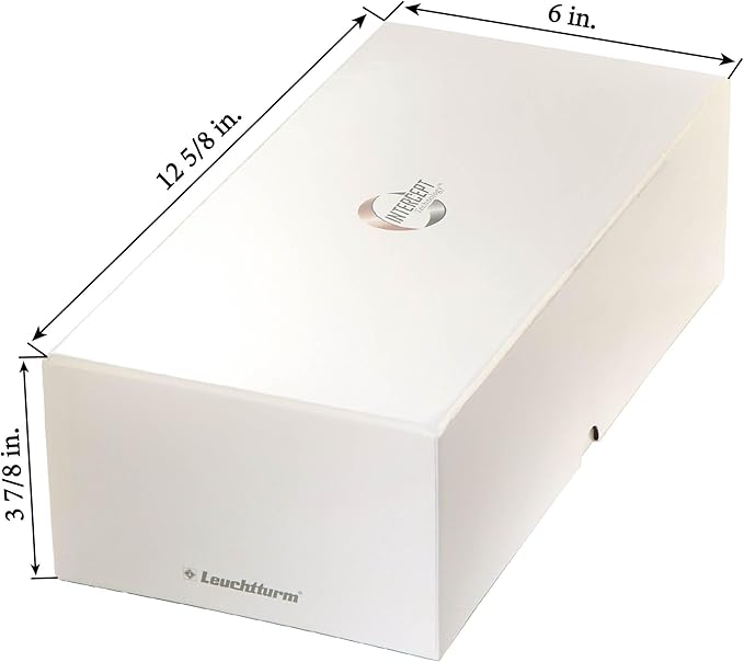 LIGHTHOUSE - Storage Box SL 50 for 50 Coin Slabs Including PCGS, NGC, ANACS with INTERCEPT TECHNOLOGY Corrosion Protection (12 5/8" x 6" x 3 7/8")