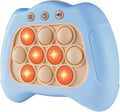 Pop The Target! Handheld Speed Push Game Machine: A Fun Multiplayer Game for Family. Sensory Fidget Toy Christmas Toys Gifts for 6 7 8 9 10 11 12 Years Old Kids Road Trip Car Games Light Blue
