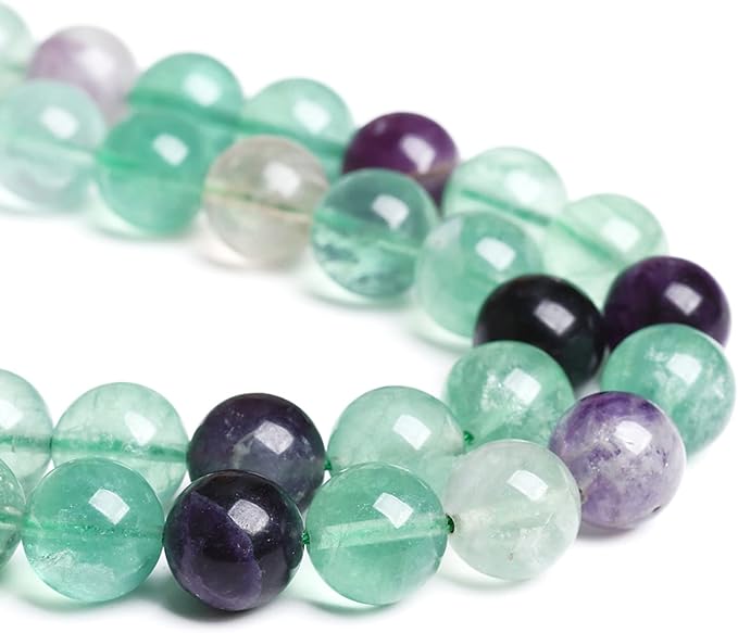 6MM 60PCS Natural Stone Green Fluorite Gemstone Beads for Jewelry Making DIY Bracelet 1 Strand