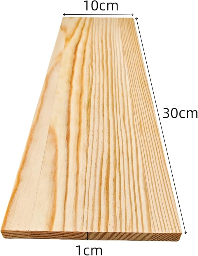 3PCS Rectangle Wood Boards Unfinished Wood Blocks for Crafting, 11.8x3.9x0.4in Blank Whittling Wooden Blocks for Wood Carving,Painting & Burning