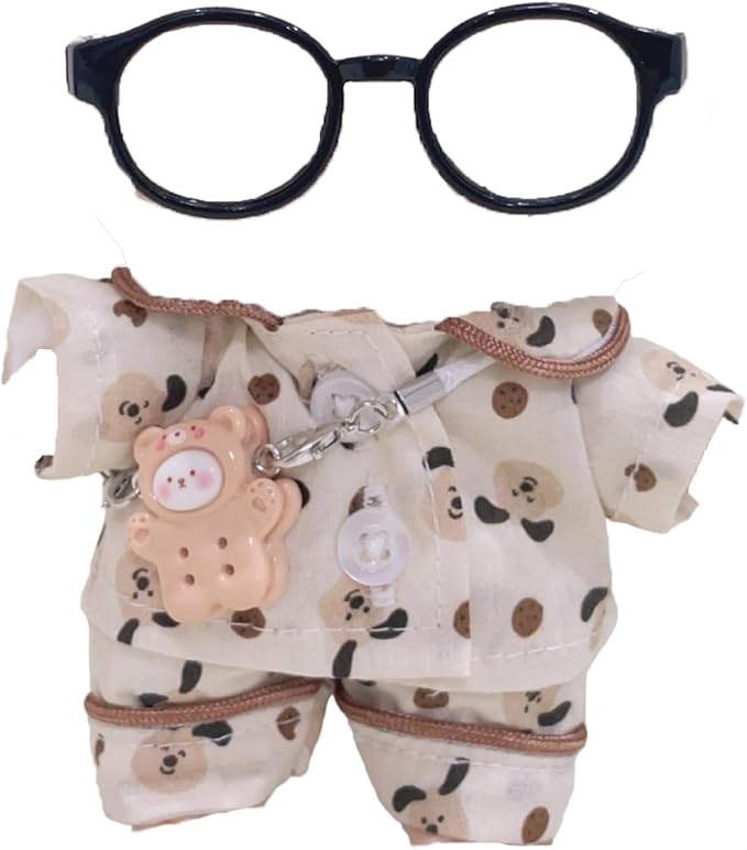 17cm Doll Clothes Set & Outfit Set for 17cm Dolls - Premium Fashion Dresses with Accessories, Luxury Chic Doll Clothing & Style Bundle,Just Clothes (Style-15)
