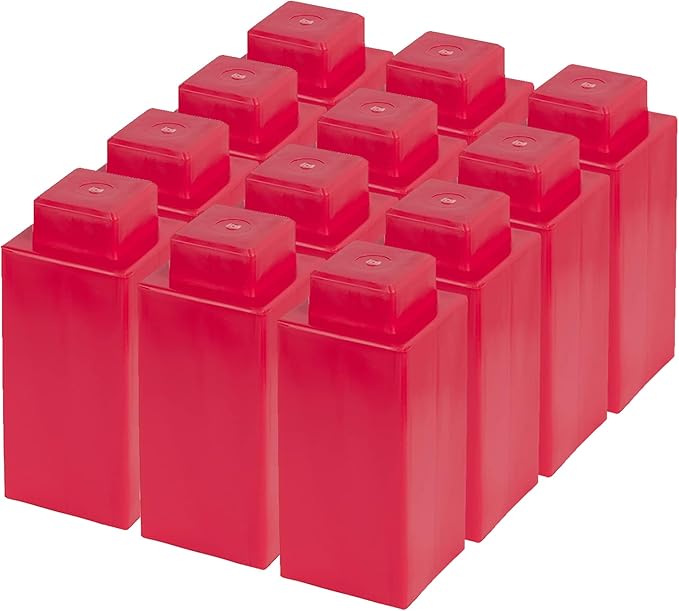 EverBlock 3" x 3" Single Life-Size Plastic Modular Bulk Pack | Giant Building Blocks | Easy to Connect & Reuse | Indoor & Outdoor Use | Build Displays & Structures | Red