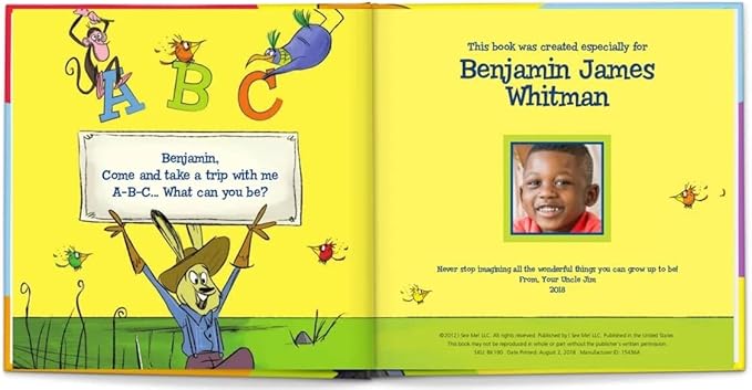 I See Me! ABC What I Can Be! - Personalized Children's Story (Hardcover)