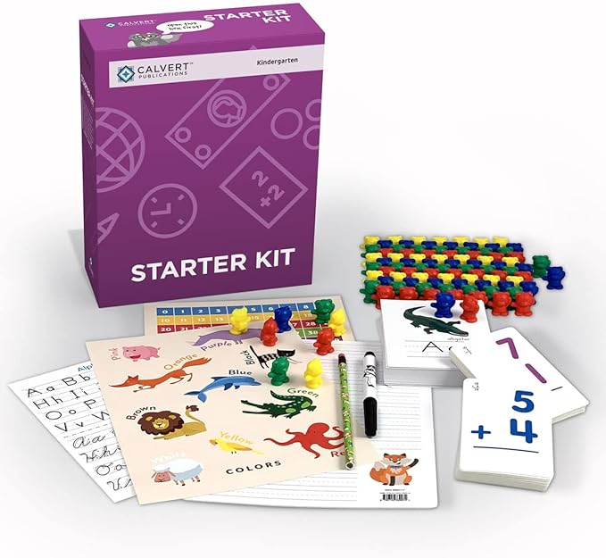 Calvert Kindergarten Starter Kit and Clubhouse Biggest Book of Math Practice