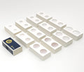 Boen 600Pcs Coin Holder 12 Assorted Sizes are Professional Coin Holders for Colletors (Coin Flips 12 Assorted Sizes 600 pcs)