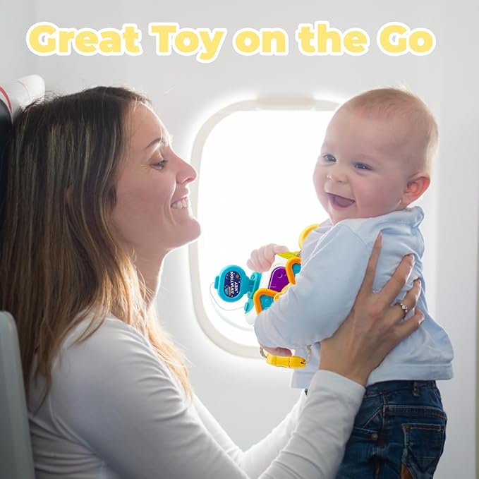 Busy Cube for Toddlers 2-3, Montessori Sensory Activities Busy Board Baby Gifts Infant Boys Girls Travel Toys Educational Learning