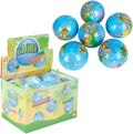 The Dreidel Company World Globe Squeeze Ball Bunch Stress Ball, Planet Soft Foam Stress & Anxiety Relief Toy, Planet Earth, 3" Inches - (Pack of 12)