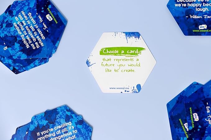 We! Engage Cards – Conversation Starters for Adults, Corporate Team Building, Work Activities, and Icebreaker Games – Ideal for Meetings, Workshops, and Office Activities (56 Cards)