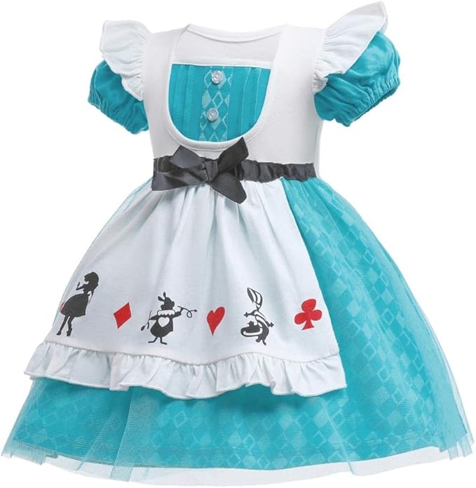 Dressy Daisy Princess Dress Up Clothes Halloween Fancy Party Tulle Skirt Summer Outfit for Baby & Toddler Girls