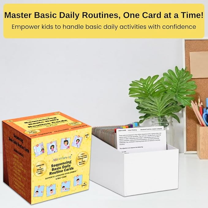 Sequencing for Kids Basic Daily Routines Speech Therapy Material Social Development and Sentence Building ABA Therapy Material Speech Therapy Game English Language Bilingual Learners ESL