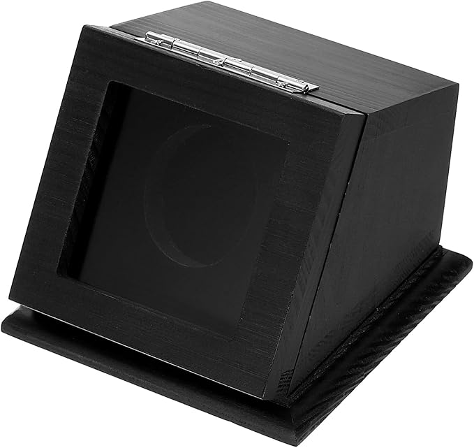 PATIKIL Coin Display Case, 1 Slot Coin Presentation Display Box Coin Box Coin Case with Coin Holder Fit 38-44.5mm Coin for Silver Dollar Collectors, Black