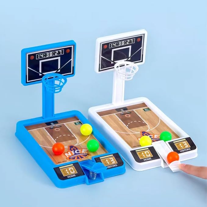 4 Pack Tabletop Basketball Game Toys, Basketball Party Favors Desk Games for Office for Adult to Reduce Stress, Basketball Gifts Idea Classroom Prizes for Kids Boys Girls