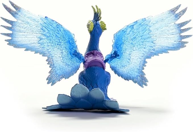 Schleich Bayala - 11" Magical Peacock Bird Toy with Movable Wings. Pretty, Fantasy Action Figure for Girls and Boys. Fun, Imaginative Play Fairy Figurine, Cool Mystical Toys for Kids Ages 5+, 70794