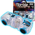 LED Light Up Pull Back Blue Race Car, Toy Vehicle for Kids 3 and Up