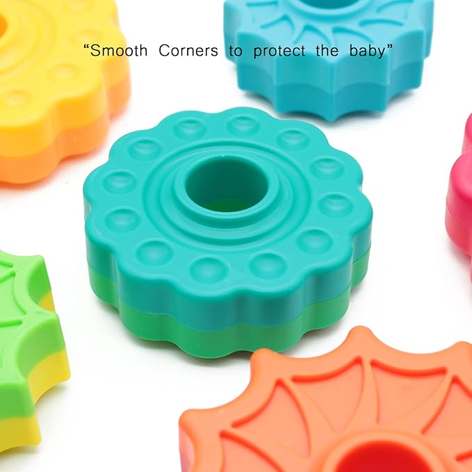 LBAIBB (1 PCS Spinning Stacking Toys,Spin Toy ABS Plastic and Color Rainbow Design,Focus on Children Educational and Interactive Learning's Stack Toys, Suitable for Gifts for Boys and Girls