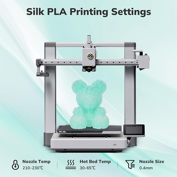 AMOLEN 3D Printer Filament Crystal PLA Transparent 1.75mm, Crystal Green Clear Printing, Low Warping & No-Bubbles, Dimensional Accuracy +/- 0.02 mm, Fits Most FDM 3D Printers, 1kg Spool(2.2lbs)