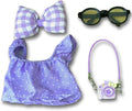 17cm Doll Clothes Set & Outfit Set for 17cm Dolls - Premium Fashion Dresses with Accessories, Luxury Chic Doll Clothing & Style Bundle,Just Clothes (Style-19)
