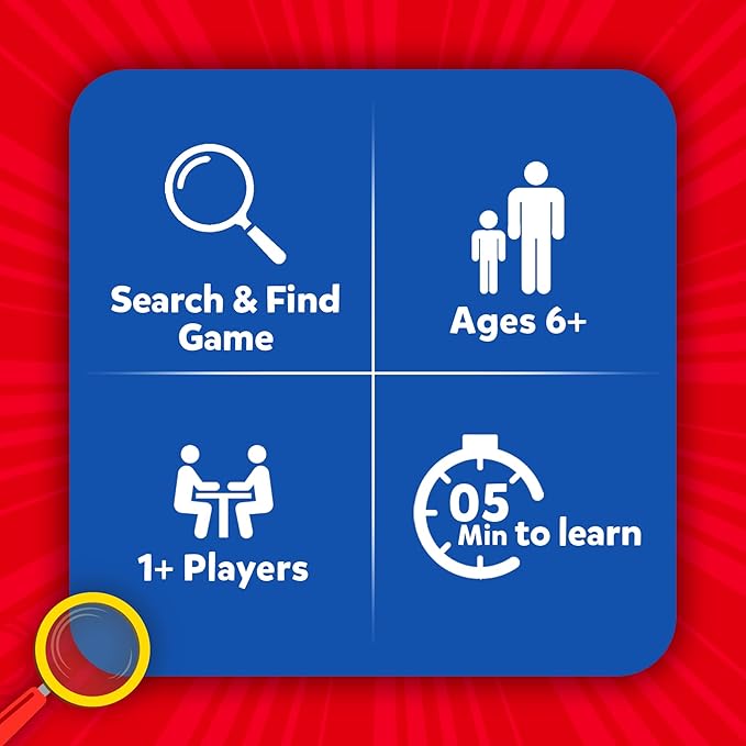 Skillmatics Board & Card Game - Found It, Scavenger Hunt for Kids, Adults, Families, Educational, Fun, Gifts for Ages 6, 7, 8, 9 and Up