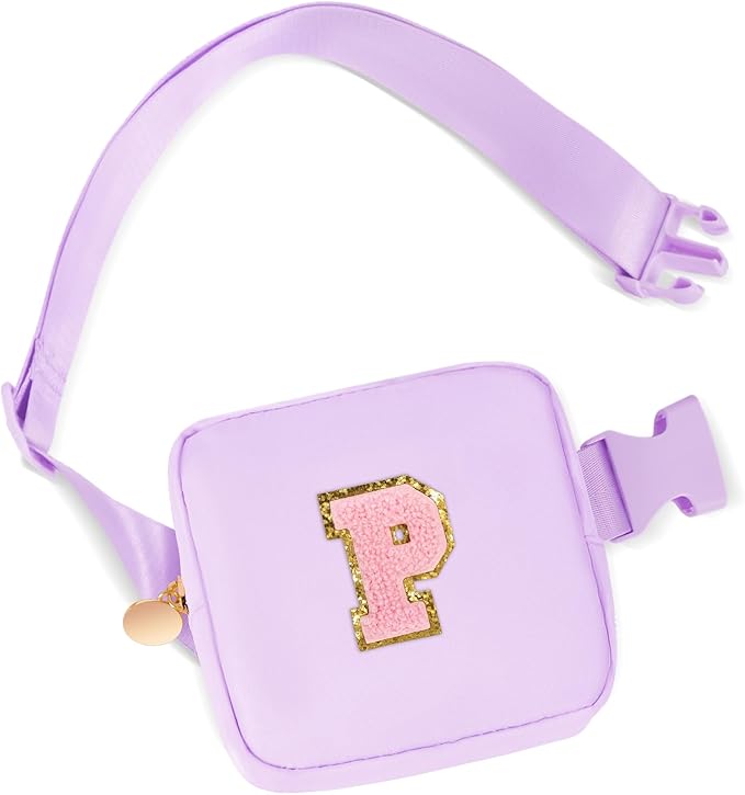 Party Favors Bags for Kids 4-8, Mini Fanny Pack Cute Crossbody Bags for Girls - Lavender