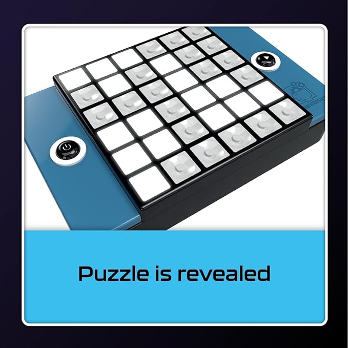 Brainwright - Puzzle Bright - Interactive Light-Up Brain Teaser with 300+ Challenges