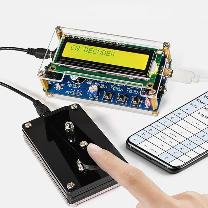 DIY Morse Code Trainer Soldering Practice kit, Complete Soldering Project kit with Components, PCB & Enclosure, Perfect for Electronics Enthusiasts & Beginners