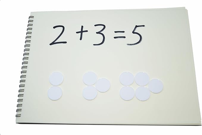 SmartDealsPro Set of 100 1 Inch Opaque Plastic Learning Counters Mini Poker Chips Game Tokens with Storage Box (White)