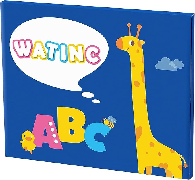 WATINC Body Parts Learning Portable Felt Story Board Set, 32PCS Preschool Human Organ Educational Teaching Storytelling Travel Board, Early Interactive Play Kit Gift for Toddler Kid (White)