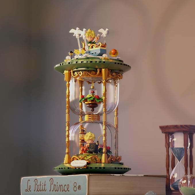 PANTASY The Little Prince Hourglass Building Blocks Set Construct, Create, Play Building Kit for Adults Home and Office