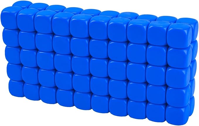 22MM Rounded Blank Six Sided Dice Lianshi Teaching Created Sesources Game Teaching Plastic Cubes Four Colors Choosable