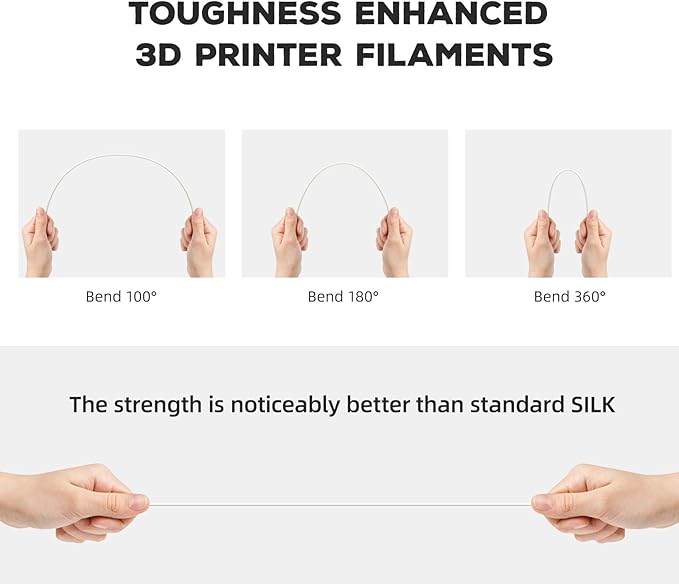 FLASHFORGE PLA Filament 1.75mm, 3D Printer Filament 1kg (2.2lbs) Spool, Dimensional Accuracy +/- 0.02mm, 3D Printing Filament Easy to Use and Fits for Most FDM 3D Printers (Natural)