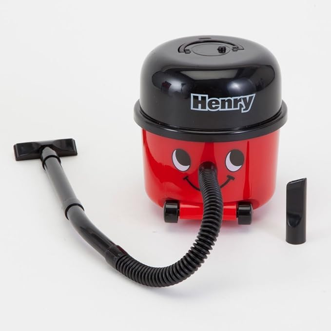 Bits and Pieces - Henry The Novelty Indoor Vacuum Cleaner - Compact & Lightweight Tabletop Accessory - Cute and Functional Toy Desk Office Accessory
